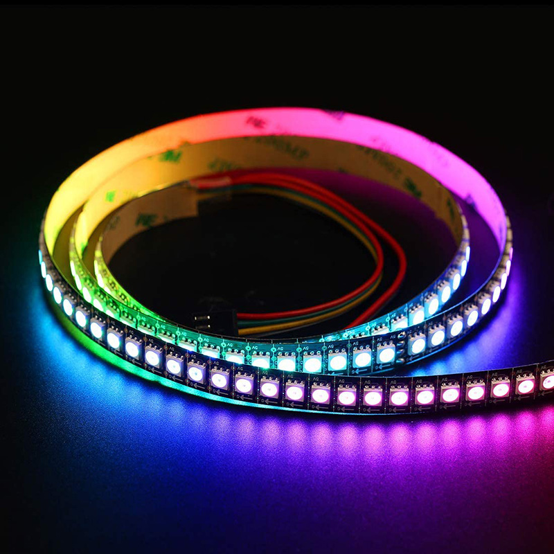 Individually Addressable DC5V HD108 Pixel LED RGB Color Changing LED Strip Lights Individually Addressable DC5V HD108 Pixel LED RGB Color Changing LED Strip Lights
